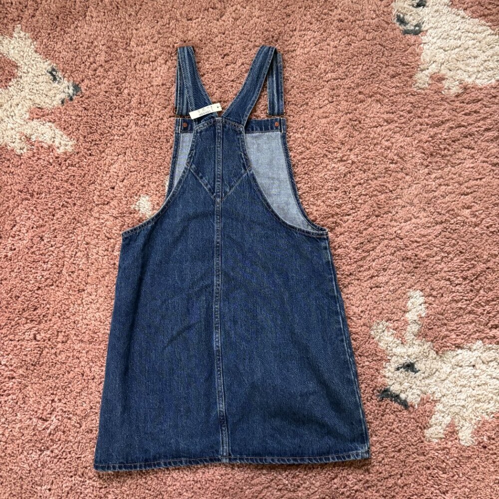 Madewell NWT Womens Size Small Denim Overall Mini Dress - Picture 4 of 7